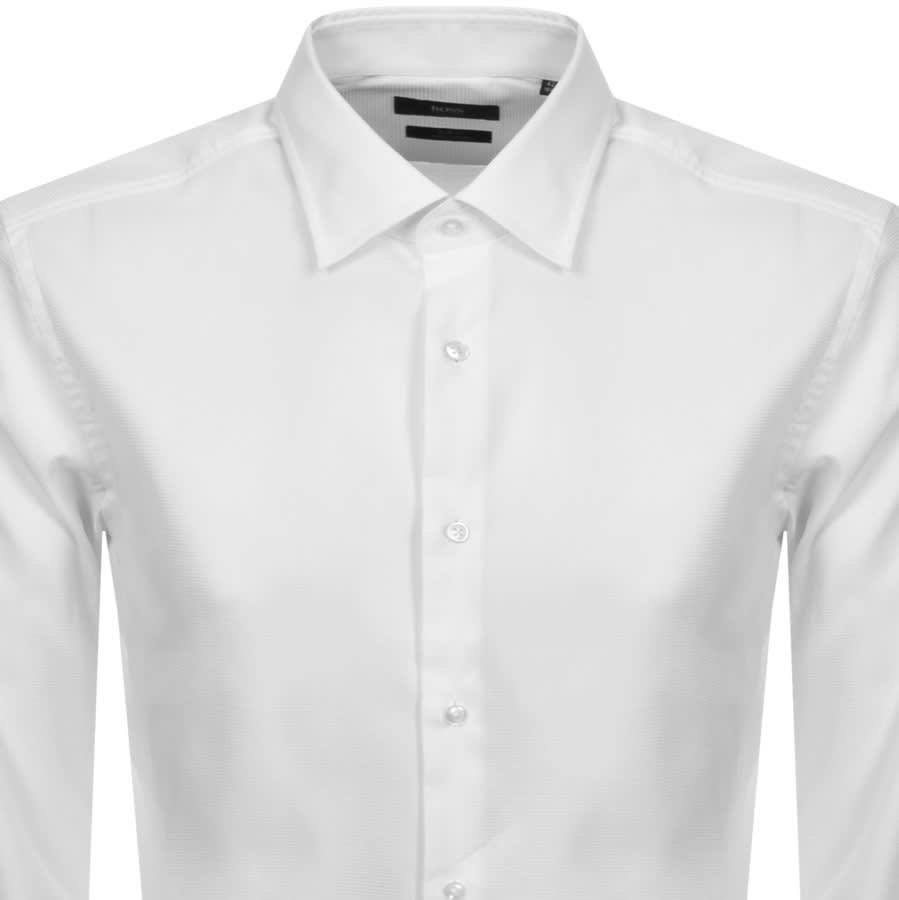 Alternative Image for ProductBOSS Jango Slim Fit Long Sleeve Shirt White2